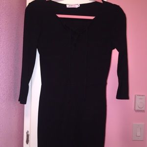 Justfab black dress